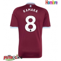 Camiseta Aston Villa Boubacar Kamara #8 Primera Equipación 2026-27 manga corta